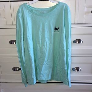 Light mint green Vineyard Vines lax long sleeve